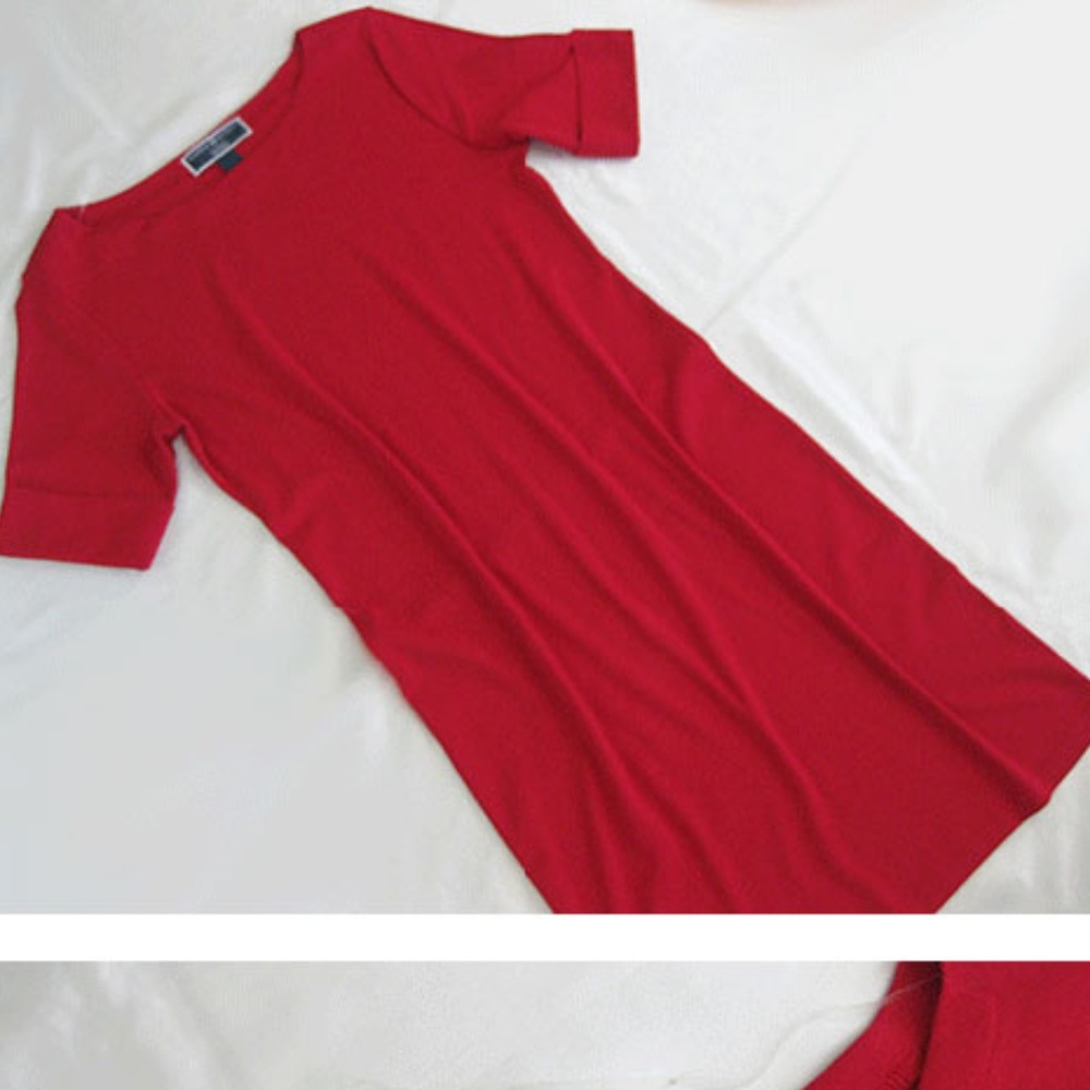 Karen Scott red dress
